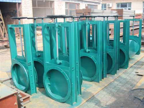 手动圆形插板阀